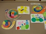ひまわり学級 かたつむりさんとあじさいの花の画像