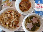 今日の給食の画像