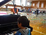 卒業式の練習の画像