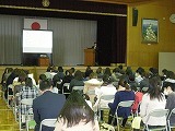 鶴城中学校入学説明会の画像