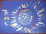 ひまわり学級・花火の絵をかいたよの画像