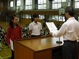 全校朝会・部活動大会がんばろう集会の画像