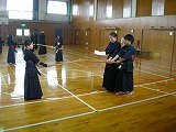 部活動の練習の画像