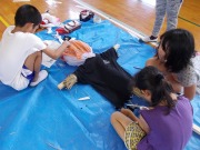 5年かかし作りの画像