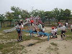 楽しい外遊びの画像