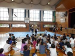 全校出校日・5年かかし作りの画像