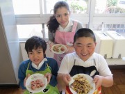 続・6年生初調理実習~野菜を使った朝食のおかず~の画像