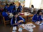 鶴城中学校2年生と3年生が来校の画像