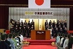 卒業証書授与式の画像