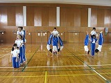 高学年組立体操練習頑張っています!の画像