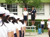 運動会全校練習の画像