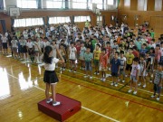 全校朝会の画像