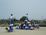 運動会予行演習の画像
