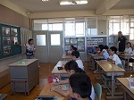 1学期最後の外国語活動の授業の画像