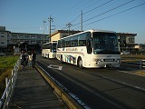 修学旅行に出発の画像