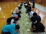 3年生お茶の作法の画像