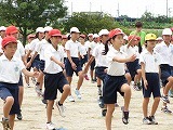 運動会全校練習の画像