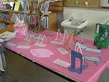 春を感じる図書室にの画像