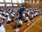 火災避難訓練の画像