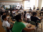 道徳授業参観の画像