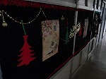 図書館飾り・12月らしく…の画像