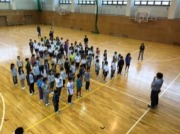 林間学習2日目スタートの画像