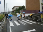 あいさつ運動最終日の画像