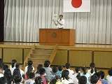 全校朝会(6/1)の画像