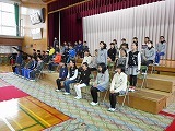 卒業式の練習の画像