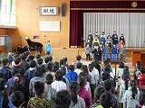 卒業式の練習の画像