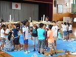 全校出校日・5年かかし作りの画像