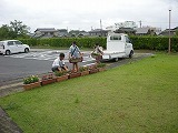 お花をもって行きましたの画像