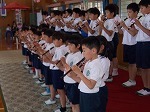 3年・4年全校茶会・出し物練習の画像