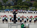 運動会予行演習の画像