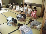 御殿万歳部と茶道部の活動の画像
