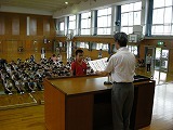 全校朝会(6/1)の画像