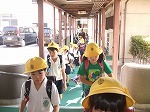 地震避難訓練・引き渡し訓練の画像