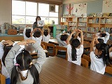図書室でのオリエンテーションの画像