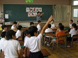 英語の授業の画像