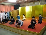 御殿万歳部の練習の画像