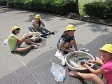 着衣泳靴洗いの画像