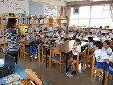 図書室でのオリエンテーションの画像