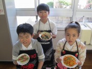 続・6年生初調理実習~野菜を使った朝食のおかず~の画像