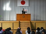 第2学期終業式の日①の画像