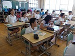 1学期最後の外国語活動の授業の画像