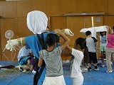 5年かかし作りの画像