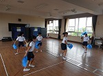 ポンポン隊の練習の画像