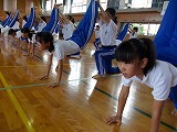 運動会の練習高学年の画像