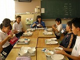 職場体験学習最終日の画像