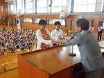 全校朝会の画像